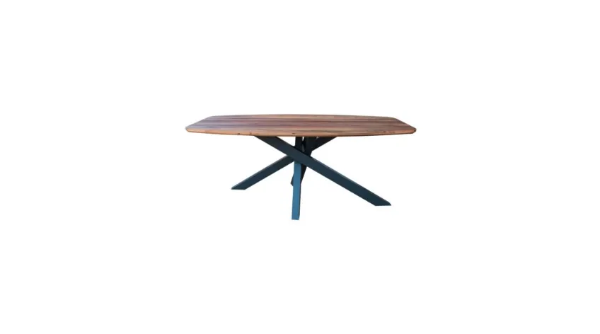 Tavolo di design in legno e metallo Kyoto di Tavolobello